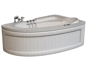 bathtub 702 ariana 3D Model