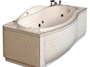 bathtub 773 ariana 3D Model