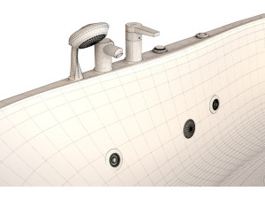 bathtub 774 ariana Modèle 3D