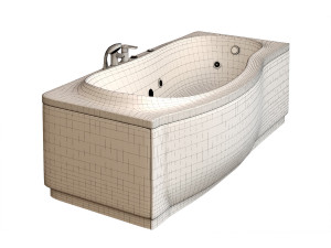 bathtub 774 ariana Modèle 3D