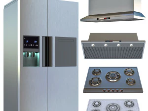 厨房应用程序 001lowpoly 3D 模型