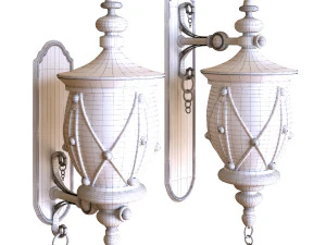 exterior light set 001 3D Model