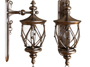 exterior light set 001 Model 3D