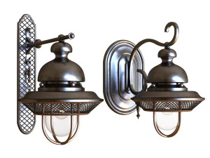 exterior light set 002 3D Model