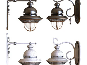 exterior light set 002 3D Model