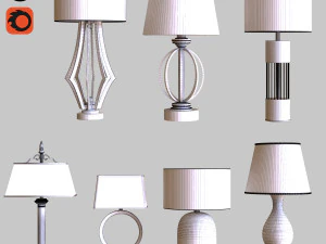 table light set 003 3D Model