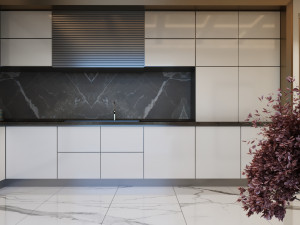 modern kitchen scenc 004 3D Model