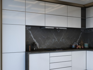 modern kitchen scenc 004 3D Model