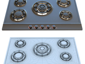modern kitchen scenc 004 3D Model