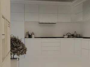modern kitchen scenc 004 3D Model