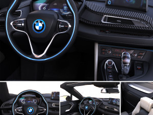bmwi8 roadster black 3D Model