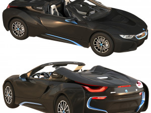 bmwi8 roadster black 3D Model