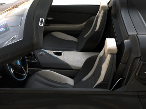 bmwi8 roadster black 3D Model