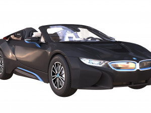 bmwi8 roadster black 3D Model