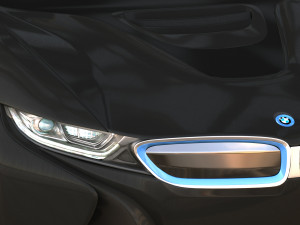 bmwi8 roadster black 3D Model