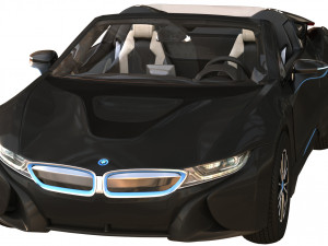 bmwi8 roadster black 3D Model