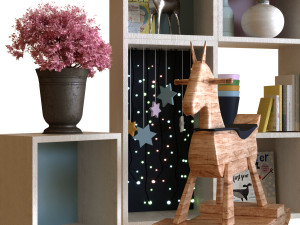 children decor set 001 Modèle 3D