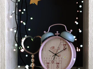 children decor set 001 3D Model