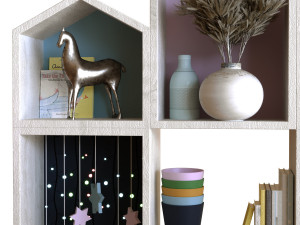 children decor set 001 Modèle 3D
