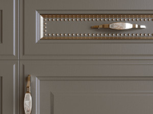 gray kitchen 002 3D Модель