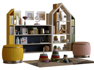 children decor set 005 3D मॉडल