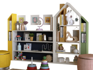 children decor set 005 3D मॉडल