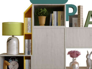 children decor set 004 Modelo 3D