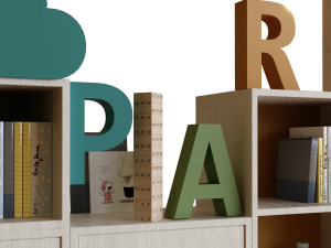 children decor set 004 Modelo 3D