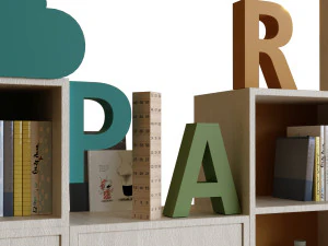 children decor set 004 3D Model