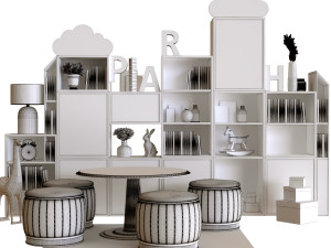 children decor set 004 Modelo 3D