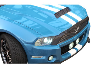 gt 500 sport blue color 3Dモデル