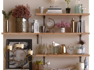 conjunto de decora&ccedil;&atilde;o 006 Modelo 3D