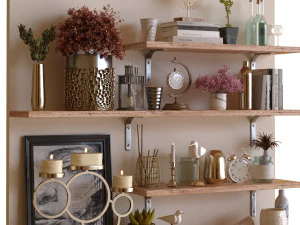 장식 세트 006 3D 모델