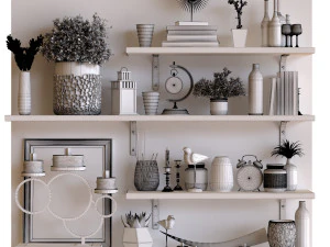 장식 세트 006 3D 모델