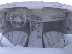 i8 roadster blue Modelo 3D