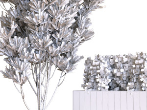 plants tree set 06 bench Modelo 3D