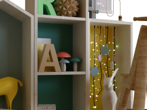 children decor set 002 3D Model