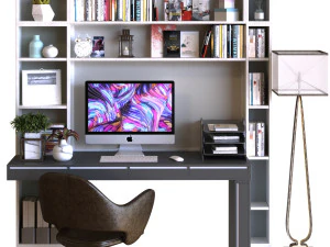 工作场所 011 3D 模型