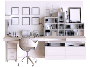 workplace 015 3D मॉडल