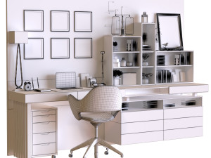 workplace 015 3D मॉडल