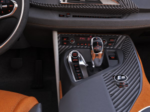 i8 roadster orange 3D Model