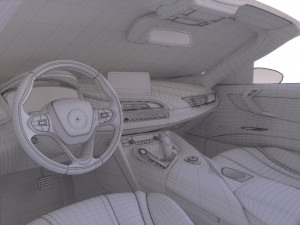 i8 roadster orange 3D Model