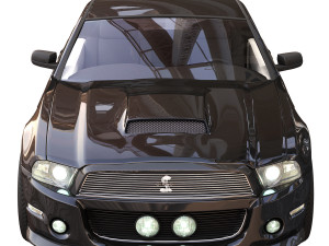 gt 500 sport black 3D Модель