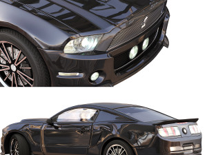 gt 500 sport black 3D Модель