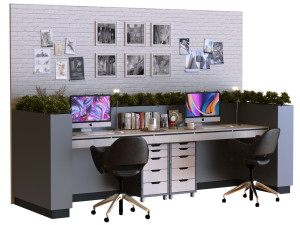 workplace 013 3Dモデル