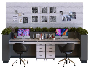 workplace 013 3D Model