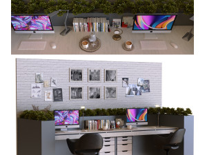 workplace 013 3D 模型