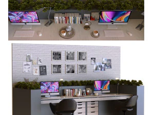 workplace 013 3D Model