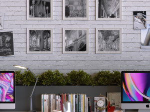workplace 013 3D 模型