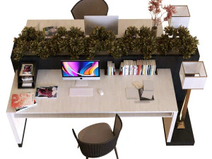 workplace 017 3D Model